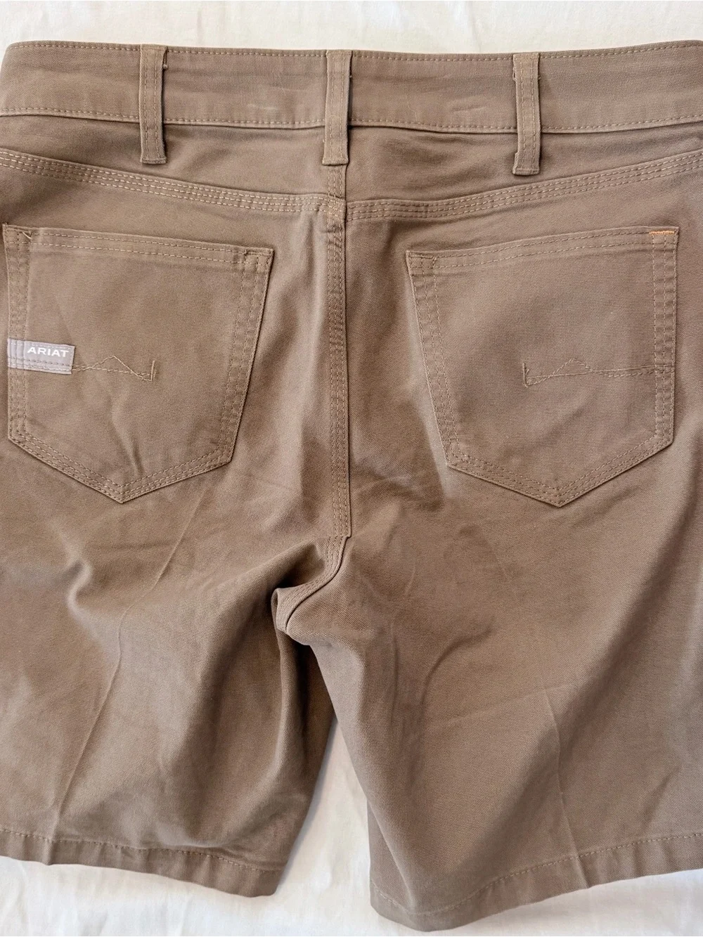 Ariat Rebar Men's Perfect Rise Brown Shorts
